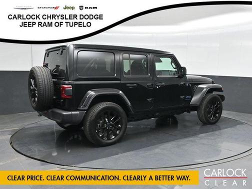 Black Clearcoat 2025 Jeep Wrangler 4xe Sahara