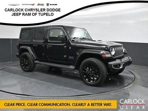 Black Clearcoat 2025 Jeep Wrangler 4xe Sahara