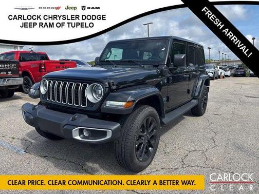 Black Clearcoat 2025 Jeep Wrangler 4xe Sahara