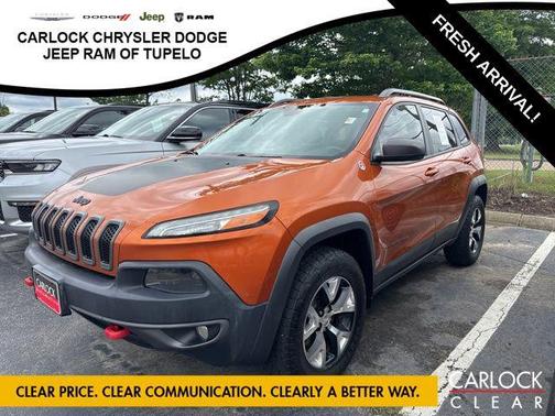 Mango Tango Pearlcoat 2016 Jeep Cherokee Trailhawk