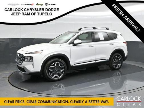 Serenity White Pearl 2023 Hyundai SANTA FE HEV SEL Premium