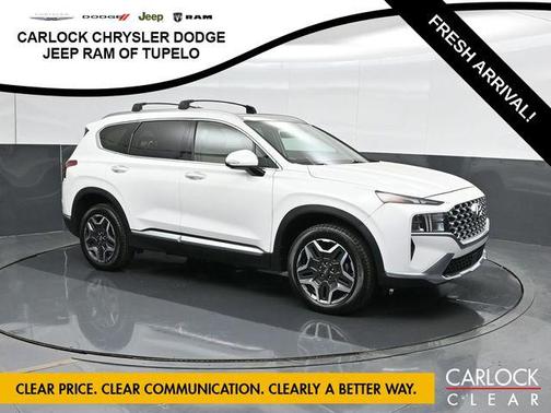 Serenity White Pearl 2023 Hyundai SANTA FE HEV SEL Premium