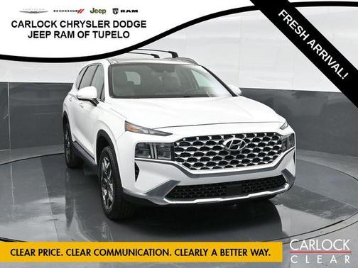 Serenity White Pearl 2023 Hyundai SANTA FE HEV SEL Premium