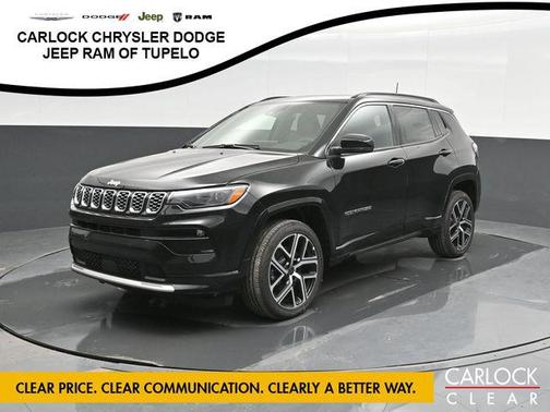Diamond Black Crystal Pearlcoat 2025 Jeep Compass Limited