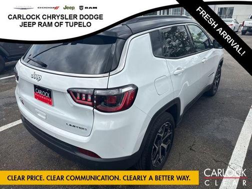 Bright White Clearcoat 2025 Jeep Compass Limited