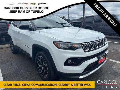 Bright White Clearcoat 2025 Jeep Compass Limited