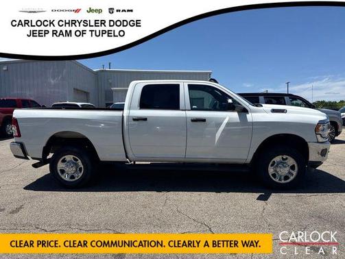 Bright White Clearcoat 2022 RAM 2500 Tradesman Crew Cab 4x4 6'4' Box