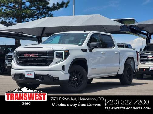 Summit White 2026 GMC Sierra 1500 Elevation