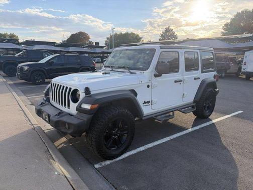 Bright White Clearcoat 2020 Jeep Wrangler Unlimited Sport Altitude