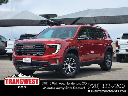 Volcanic Red Tintcoat 2026 GMC Acadia AT4 AWD