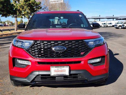 Rapid Red Metallic Tinted Clearcoat 2021 Ford Explorer ST