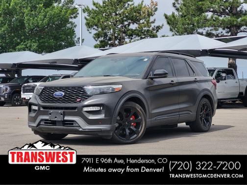 Rapid Red Metallic Tinted Clearcoat 2021 Ford Explorer ST