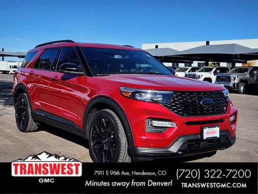 Rapid Red Metallic Tinted Clearcoat 2021 Ford Explorer ST