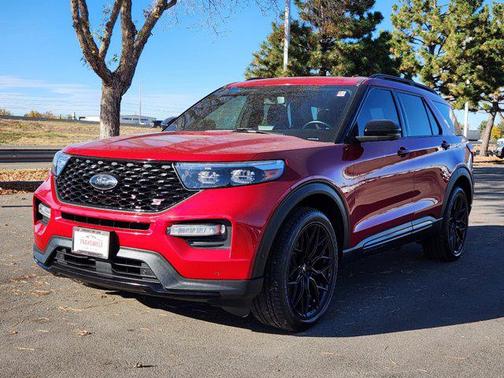 Rapid Red Metallic Tinted Clearcoat 2021 Ford Explorer ST