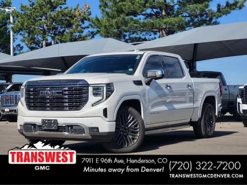 White Frost Tricoat 2022 GMC Sierra 1500 Denali Ultimate