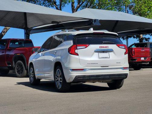 White Frost Tricoat 2023 GMC Terrain Denali