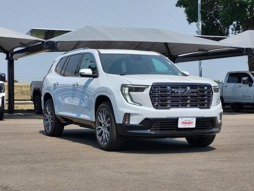 Glacier White Tricoat 2026 GMC Acadia Denali