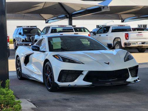 Arctic White 2023 Chevrolet Corvette Stingray w/1LT