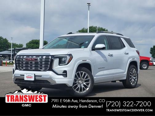 Glacier White Tricoat 2026 GMC Terrain Denali