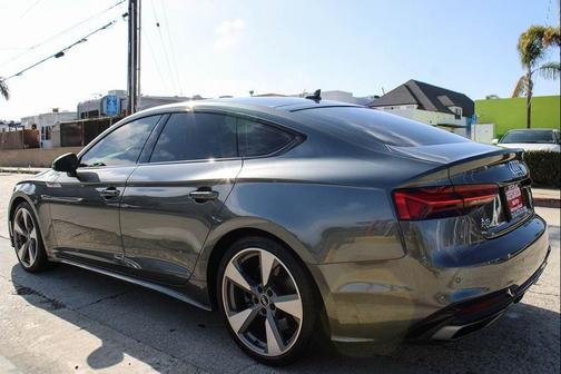 Daytona Gray Metallic 2021 Audi A5 Sportback 45 S Line Premium Plus