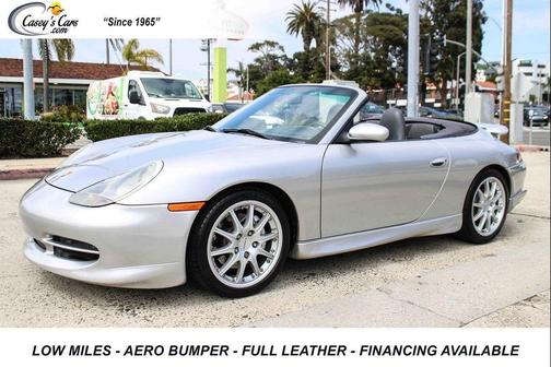 Arctic Silver Metallic 2000 Porsche 911 Cabriolet