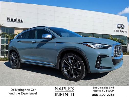 Slate Gray 2023 INFINITI QX55 ESSENTIAL