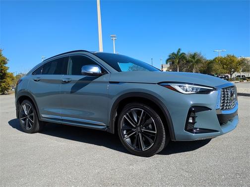 Slate Gray 2023 INFINITI QX55 ESSENTIAL