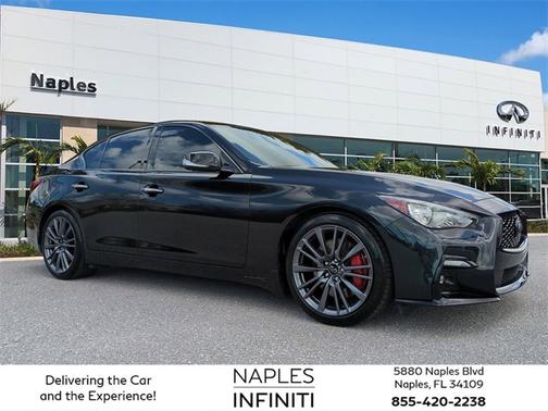 Black Opal Metallic 2023 INFINITI Q50 RED SPORT 400