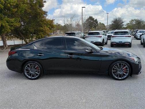 Black Opal Metallic 2023 INFINITI Q50 RED SPORT 400