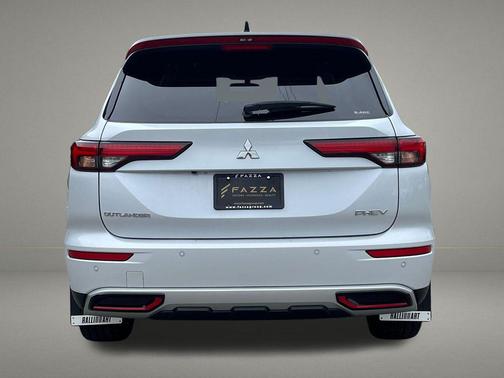 White Diamond/Black Roof 2024 Mitsubishi Outlander PHEV SE Ralliart