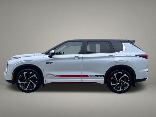 White Diamond/Black Roof 2024 Mitsubishi Outlander PHEV SE Ralliart