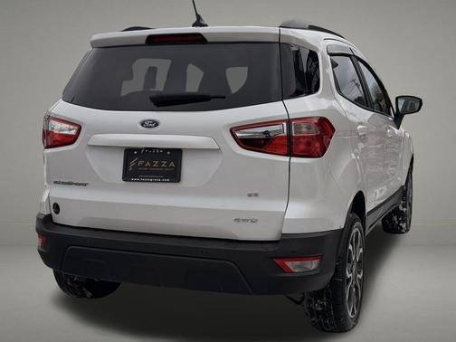 White Platinum Clearcoat Metallic 2018 Ford EcoSport SE