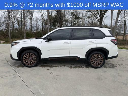Crystal White Pearl 2026 Subaru Forester Sport