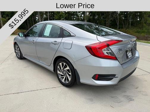 Lunar Silver Metallic 2016 Honda Civic EX
