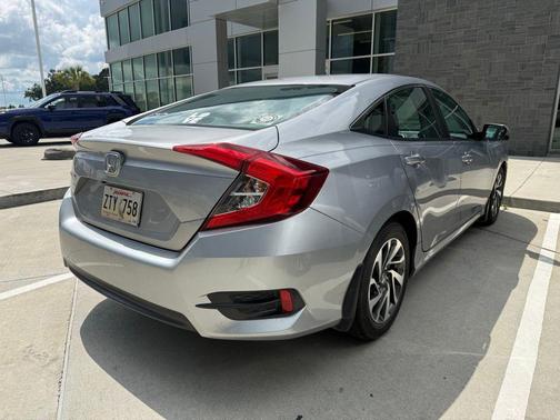 Lunar Silver Metallic 2016 Honda Civic EX