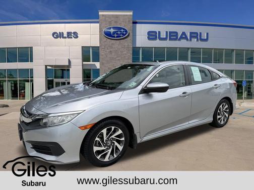 Lunar Silver Metallic 2016 Honda Civic EX