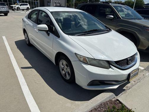 Taffeta White 2015 Honda Civic LX