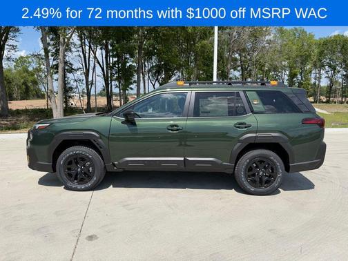 Deep Emerald Green Pearl 2026 Subaru Outback Wilderness