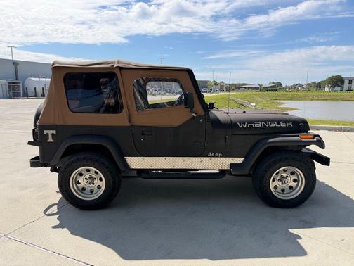 Black 1995 Jeep Wrangler S