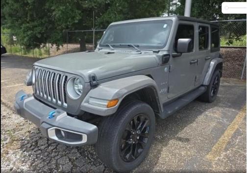 Sting-Gray Clearcoat 2023 Jeep Wrangler 4xe Sahara