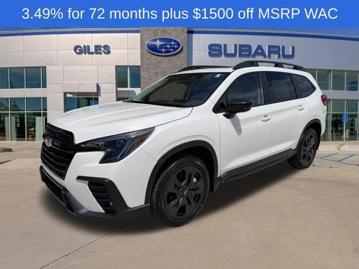 Crystal White Pearl 2026 Subaru Ascent Onyx Edition Touring 7-Passenger