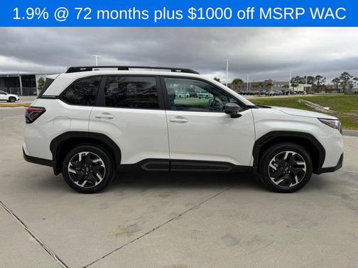 Crystal White Pearl 2026 Subaru Forester Limited