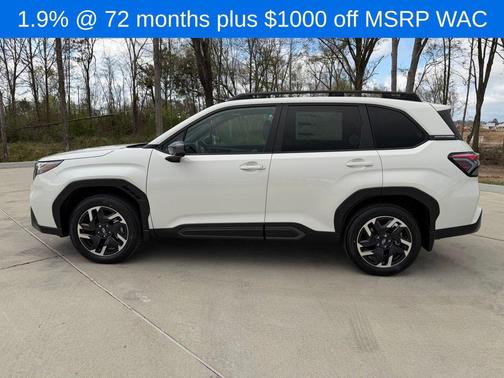 Crystal White Pearl 2026 Subaru Forester Limited