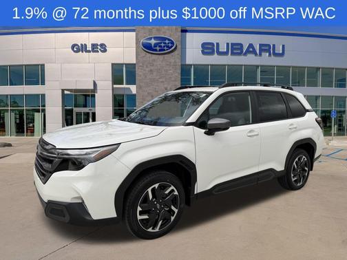 Crystal White Pearl 2026 Subaru Forester Limited