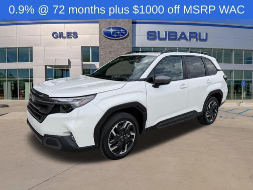 Crystal White Pearl 2026 Subaru Forester Limited