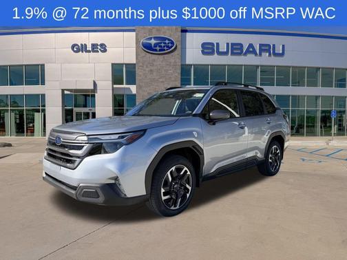 Ice Silver Metallic 2026 Subaru Forester Limited