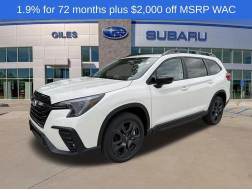 Crystal White Pearl 2026 Subaru Ascent Onyx Edition Touring 7-Passenger