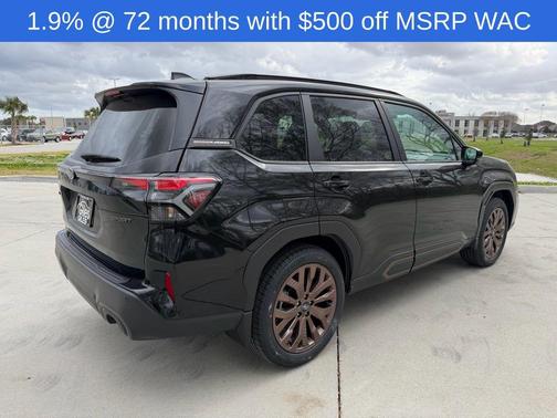 Crystal Black Silica 2026 Subaru Forester Sport