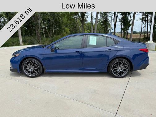 Reservoir Blue 2025 Toyota Camry SE
