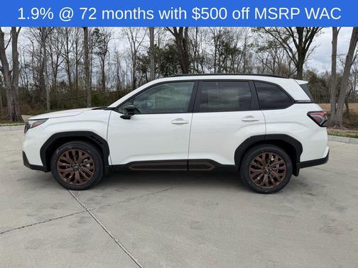 Crystal White Pearl 2026 Subaru Forester Sport
